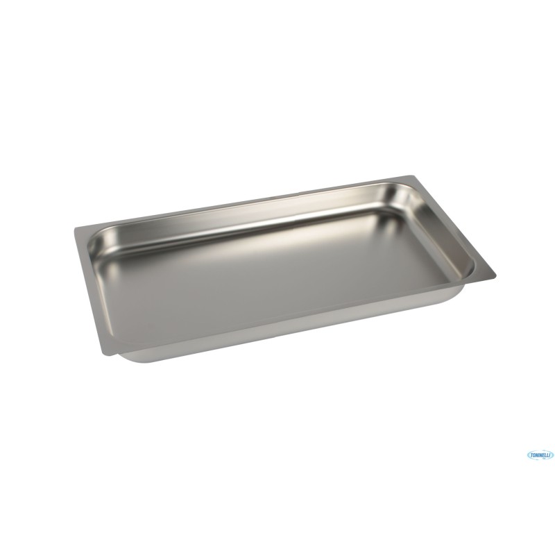 GN INOX 1.1. TEGLIA BORDO PIANO CM53X32 H.4 GN INOX 1.1. TEGLIA BORDO PIANO CM53X32 H.4