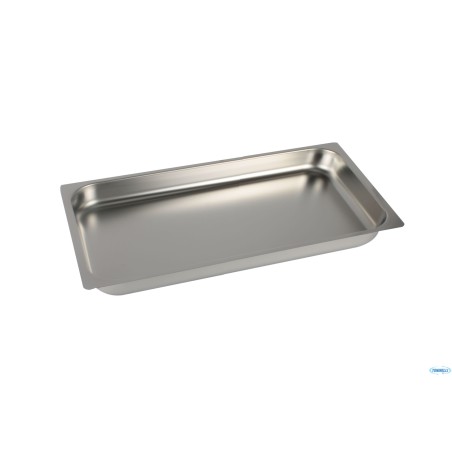 GN INOX 1.1. TEGLIA BORDO PIANO CM53X32 H.4