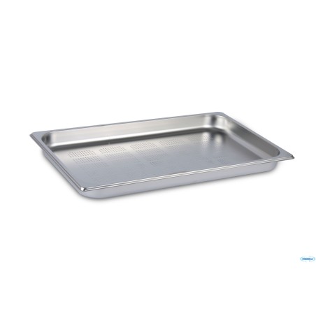 GN INOX 1.1-BACINELLA FONDO FORATO 53X32 H4