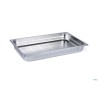 GN INOX 1.1-BACINELLA FORATA SIA SUL FONDO CHE SUI LATI CM.53X32 H6,5  SPESSORE 0,7MM