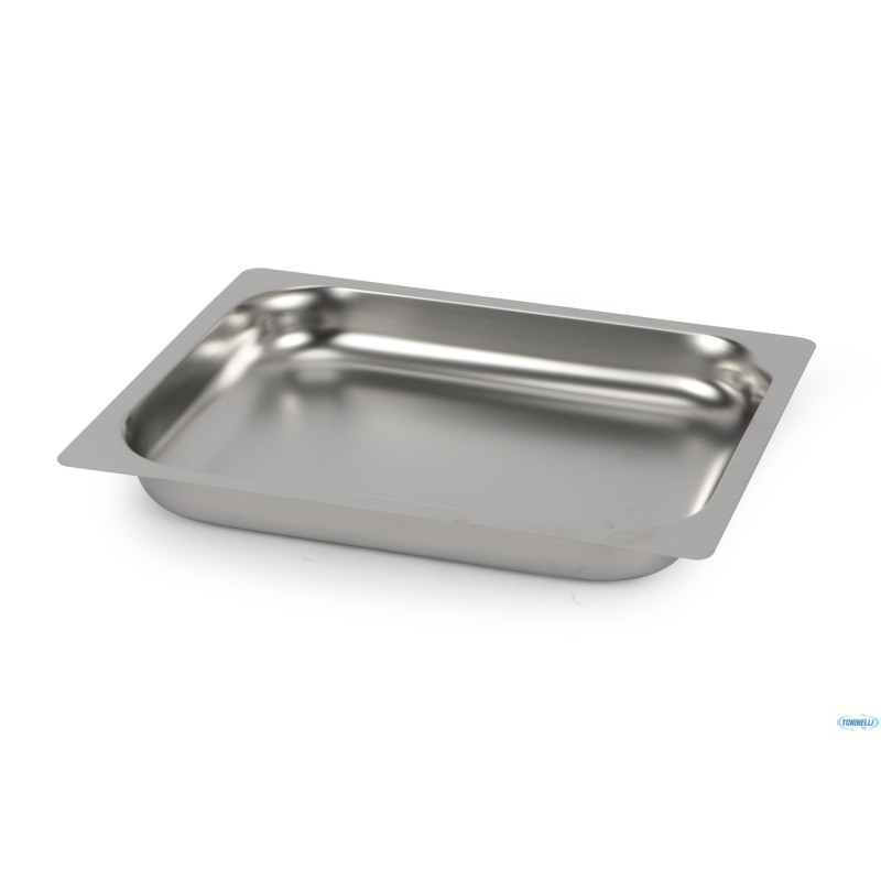 GN INOX 1.2 TEGLIA BORDO PIANO CM32X26 H.4 GN INOX 1.2 TEGLIA BORDO PIANO CM32X26 H.4
