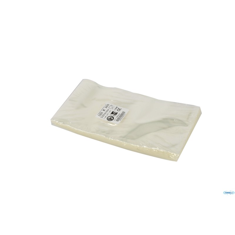 SACCO LISCIO PER SOTTOVUOTO 15X30 CONFEZIONE 100PEZZI SACCO LISCIO PER SOTTOVUOTO 15X30 CONFEZIONE 100PEZZI