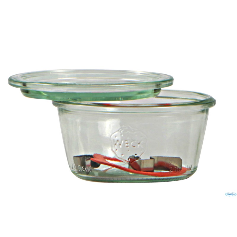 WECK R CILINDRICO - VASETTO ML.370 CON COPERCHIO MM100    741