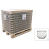 WECK TULIPANO -VASETTO ML580 SENZA COPERCHIO IN THERMOPALLET 800 PEZZI ART.744 BOMBATO  UTILIZZA COPERCHIO DA 100 MM