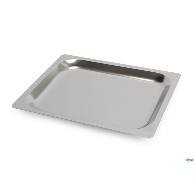 GN INOX 1.2 TEGLIA BORDO PIANO CM32X26 H.2 GN INOX 1.2 TEGLIA BORDO PIANO CM32X26 H.2