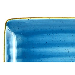 JAVA AQUA BLU - PIATTO RETTANGOLARE CM 21X8    22810AB
