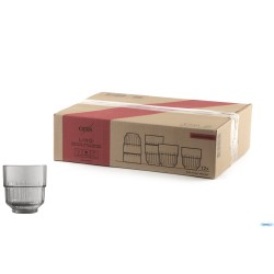 LINQ FUME - CF.12 BICCHIERI ROCKS CL 26,6 TEMP.IMP