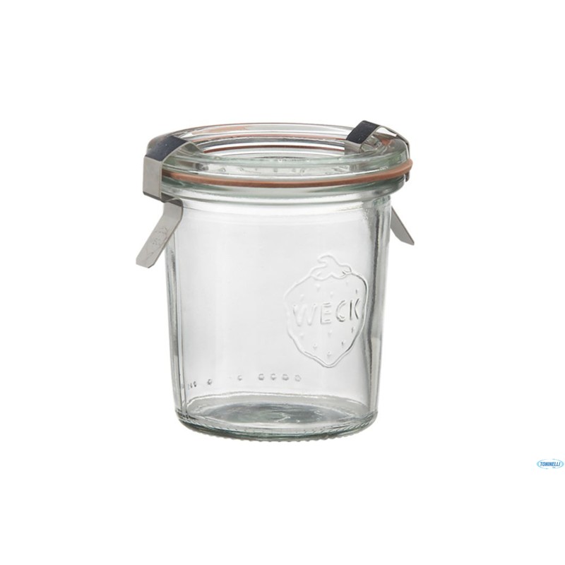 WECK R CILINDRICO - VASETTO ML.140 CON COPERCHIO MM60   761E