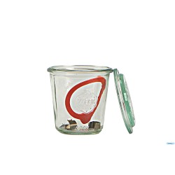 WECK R CILINDRICO - VASETTO ML.140 CON COPERCHIO MM60   761E