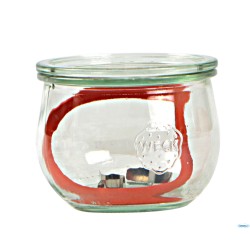 WECK R TULIP - VASETTO TULIP  ML.580 CON COPERCHIO MM100  744   20087