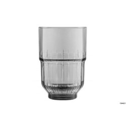 LINQ FUME- CONFEZIONE 12 BICCHIERI BEVERAGE CL 35,5  TEMPERATI IMPILABILI COLORATI IN PASTA COLORE