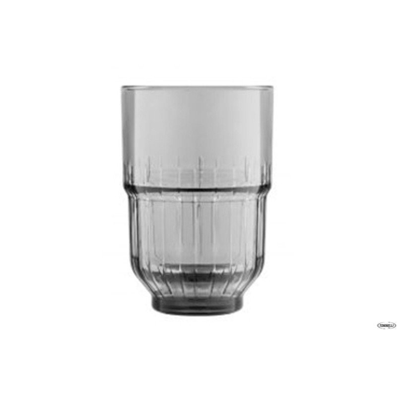 LINQ FUME- CONFEZIONE 12 BICCHIERI BEVERAGE CL 35,5 TEMPERATI IMPILABILI COLORATI IN PASTA COLORE LINQ FUME- CONFEZIONE 12 BICCHIERI BEVERAGE CL 35,5 TEMPERATI IMPILABILI COLORATI IN PASTA COLORE
