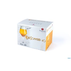BIER SOMMELIER - CF. 6 CALICI BIRRA 400 SCATOLA  LITOGRAFATA