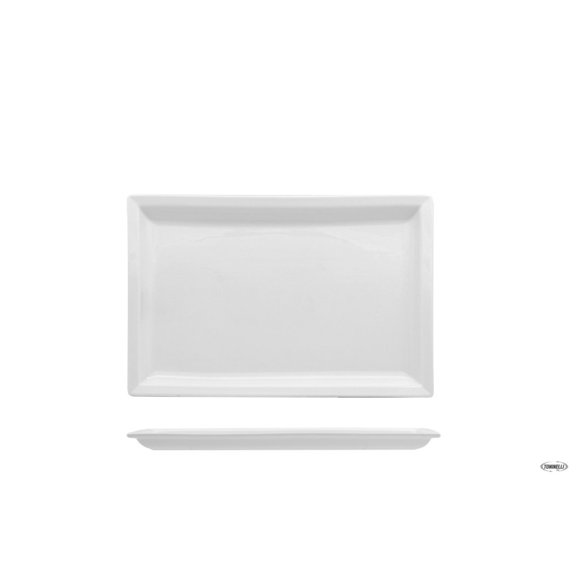 JUSTWHITE-PIATTO RETTANGOLARE CM.27X18 JUSTWHITE-PIATTO RETTANGOLARE CM.27X18