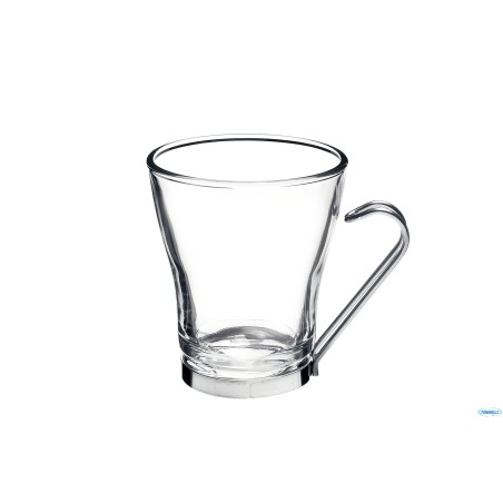 OSLO CAPPUCCIO-SCATOLA 6 BICCHIERE CL 22 MANICO INOX 1 21880