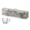 OSLO PUNCH - CAFFE  CONFEZIONE 3 BICCHIERI CL.11 MANICO ACCIAIO INOX TEMPERATO