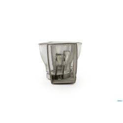 OSLO PUNCH - CAFFE  CONFEZIONE 3 BICCHIERI CL.11 MANICO ACCIAIO INOX TEMPERATO