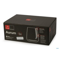 AURUM - CONFEZIONE 6 BICCHIERI CL 37