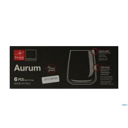 AURUM - CONFEZIONE 6 BICCHIERI CL 37