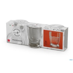 MADISON - CONFEZIONE 3 BICCHIERI ACQUA CL24,5 230151