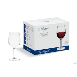 RUBINO CONFEZIONE 6 CALICI GRANDI  VINI CL 37