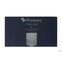 TIMELESS-CONFEZIONE 4 BICCHIERI ACQUA CL.34,5 52790