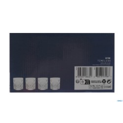 TIMELESS-CONFEZIONE 4 BICCHIERI ACQUA CL.34,5 52790