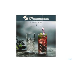 TIMELESS-CONFEZIONE 4 BICCHIERI LONG DRINK CL.30 52820