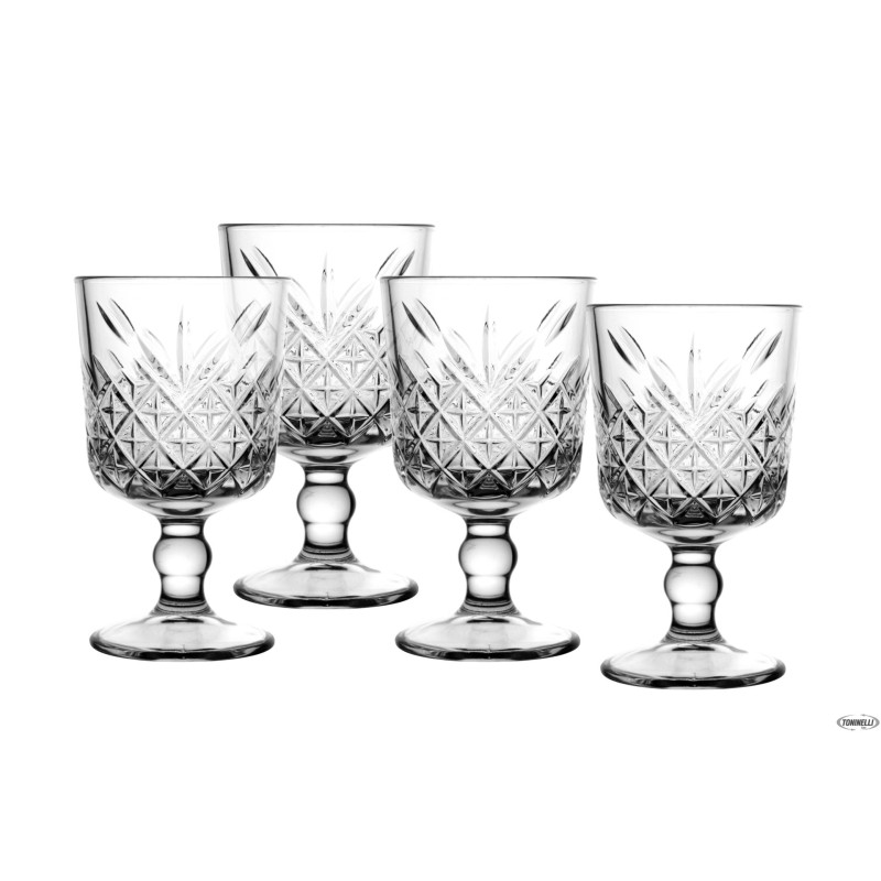 TIMELESS-CONFEZIONE 4 CALICI VINO CL.32 440376