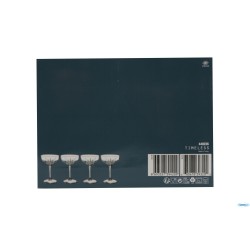 TIMELESS-SET 4 COPPE CHAMPAGNE CL.27 IN SCATOLA REGALO 440236
