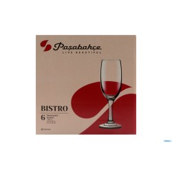 BISTRO - CONFEZIONE 6 CALICE FLUTE CL 19 44419 MI