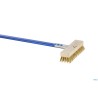 AZZURRA - SPAZZOLA RIBASSATA PER FORNI ELETTRICI CON SETOLE IN OTTONE E MANICO DA CM 120    ACSP3-120