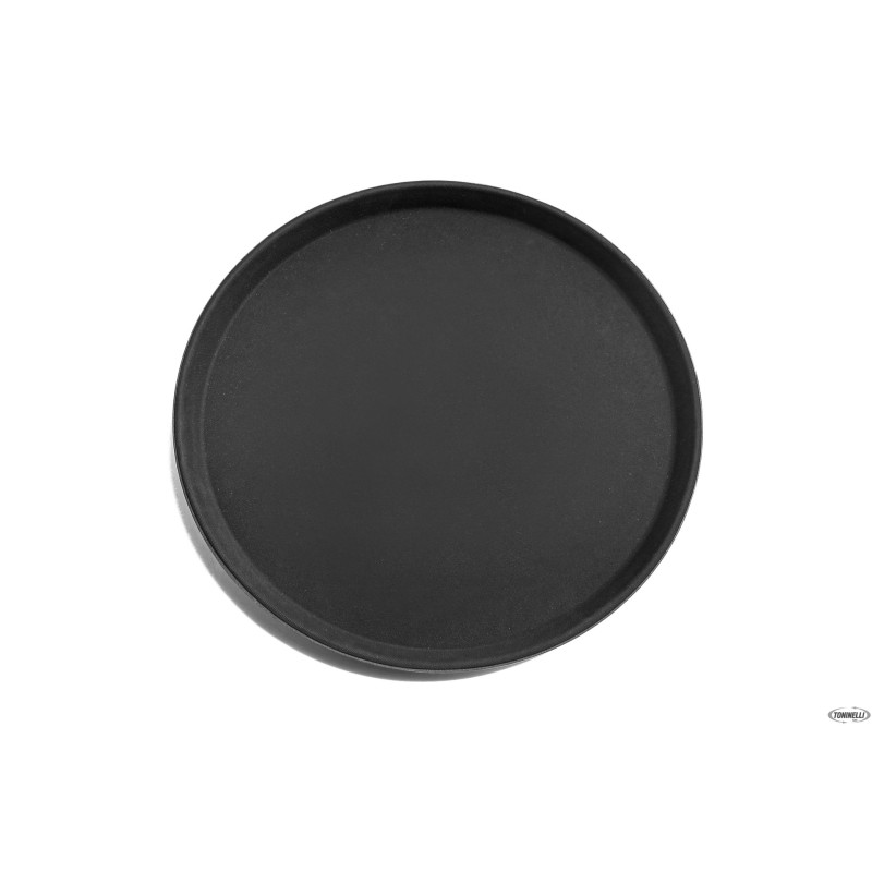 HORECAPROFESSIONAL - VASSOIO ANTISCIVOLO TONDO FIBRA DI VETRO CM.40 NST-1600BK HORECAPROFESSIONAL - VASSOIO ANTISCIVOLO TONDO FIBRA DI VETRO CM.40 NST-1600BK