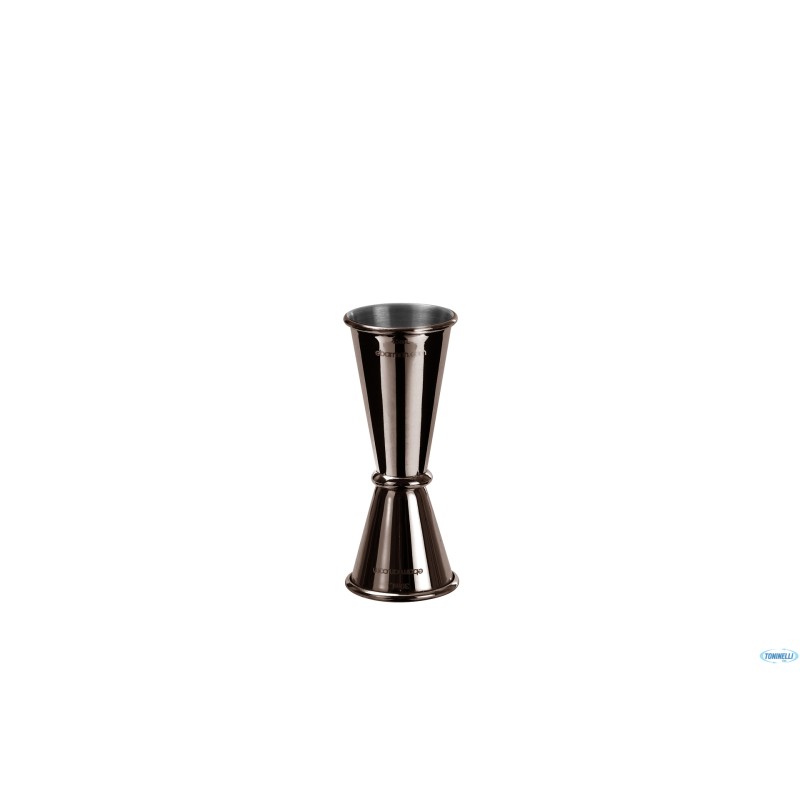 MIXING - MISURINO JIGGER JAP NERO CONO PICCOLO ML.30 CONO GRANDE ML.45 MIX49 MIXING - MISURINO JIGGER JAP NERO CONO PICCOLO ML.30 CONO GRANDE ML.45 MIX49