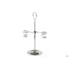 SERVICONO INOX 2 SPIRALI  CM 23X17H  500-2