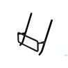 SUPPORTO COPERCHI 2 PZ INOX CM 10,5 X 8,5 H 3,5 NERO