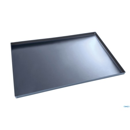 TEGLIA RETTANGOLARE LAMIERA BLU PARETI DRITTE CM 60X40 H2 760604002