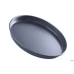 TEGLIA TONDA LAMIERA BLU CM 26 H. 4