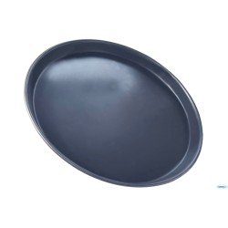 TEGLIA TONDA LAMIERA BLU CM 30 H 2,5