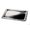 VASSOIO IN ACCIAIO INOX CM 63,5 X 44 H CM 1  IMPILABILE