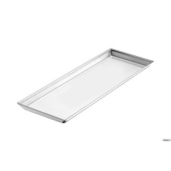VASSOIO PASTICCERIA INOX CM 58X21X2