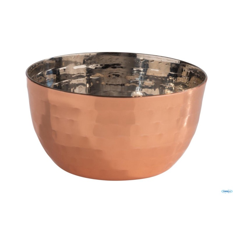 MUMBAI COPPETTA INOX COLORI RAME D9H5CM LT 0,2 MUMBAI COPPETTA INOX COLORI RAME D9H5CM LT 0,2