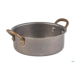 SNACKHOLDER- MINI CASSERUOLA INOX CM 14 H 5 LT 0,55 EFFETTO RAME