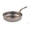 SNACKHOLDER- PADELLA INOX CM 18,5 H 4,5  LT 0,9 LUNGHEZZA MANICO CM 10,5 EFFETTO RAME
