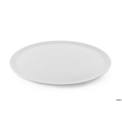 TINA WHITE-PIATTO PIZZA CM 35 BACKSTAMP LIONESS A STAMPO