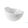 FRIENDLY BOWL-COPPETTA POLIETILENE BIANCA7,5X7 H 4,5 LT 0,05  IMPILABILE, LAVABILE IN LAVAST. NON ADATTA AL MICROONDE