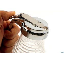 DOSATORE MIELE VETRO ML170 CROMATO