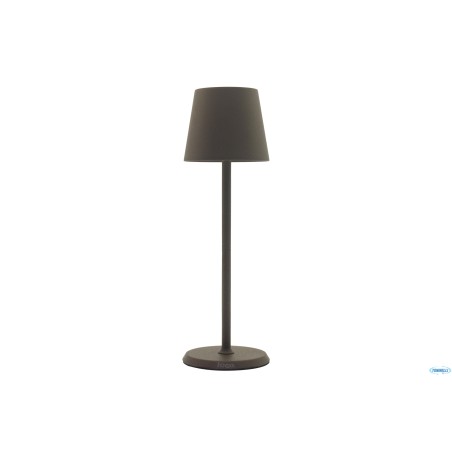 LUMIERE ROUND-LAMPADA TAVOLO LED CM.10XH34 BRONZO