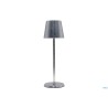 LUMIERE ROUND-LAMPADA TAVOLO LED CM.10XH34 FOGLIA ARGENTO