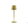 LUMIERE ROUND-LAMPADA TAVOLO LED CM.10XH34 FOGLIA ORO